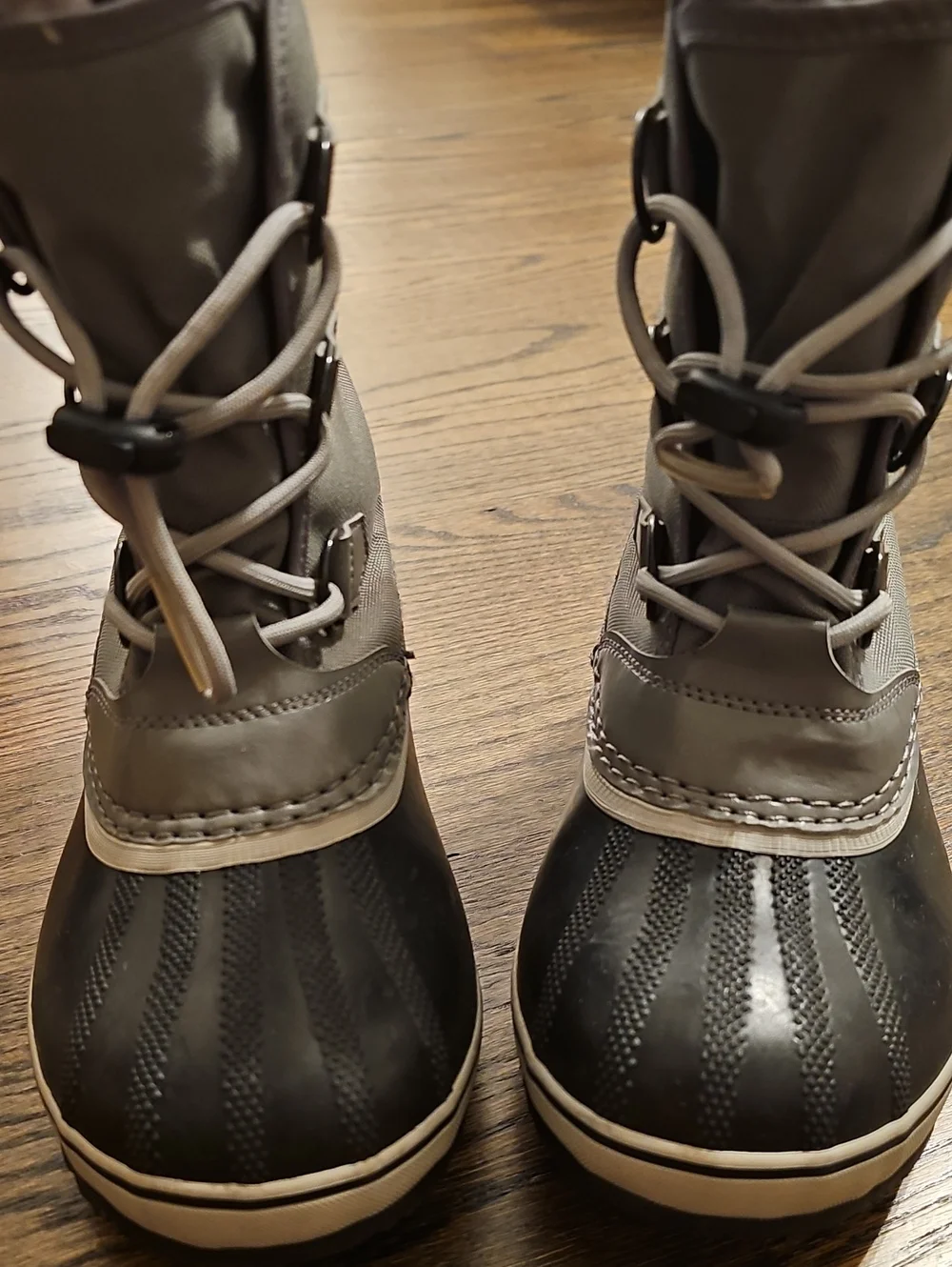Sorel Yoot Nylon Waterproof Winter Snow Boots – Gray Excellent Condition